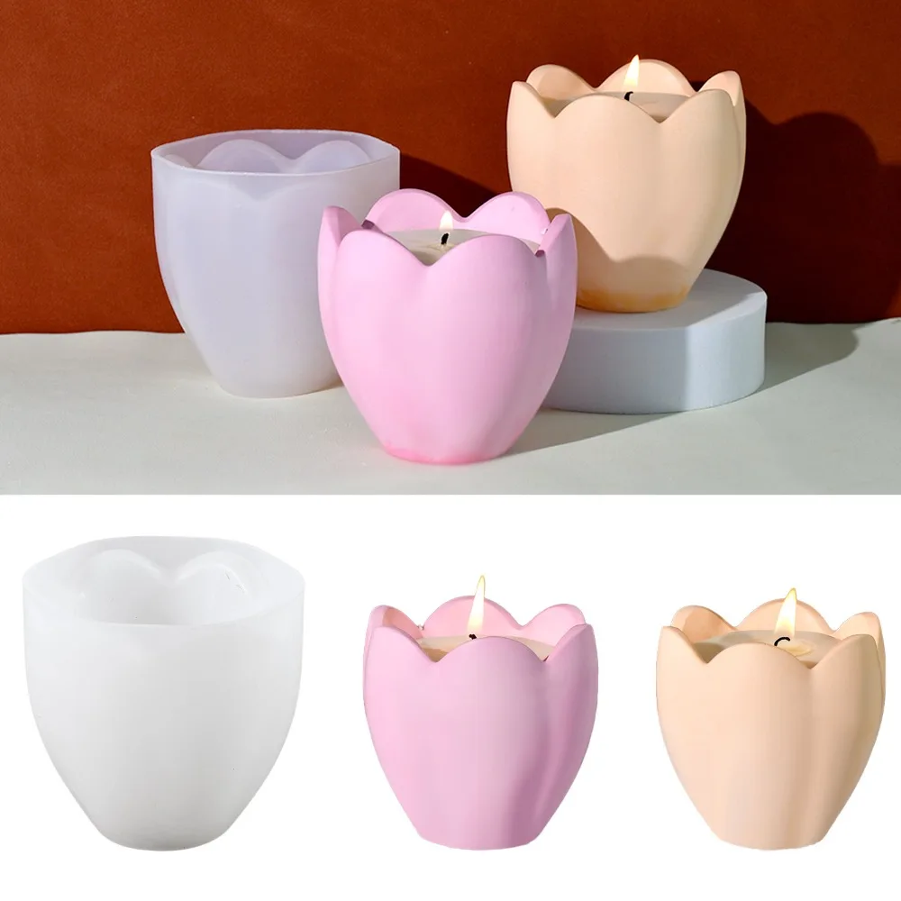 Candle Making Party - Portacandele a tulipano Stampi in silicone