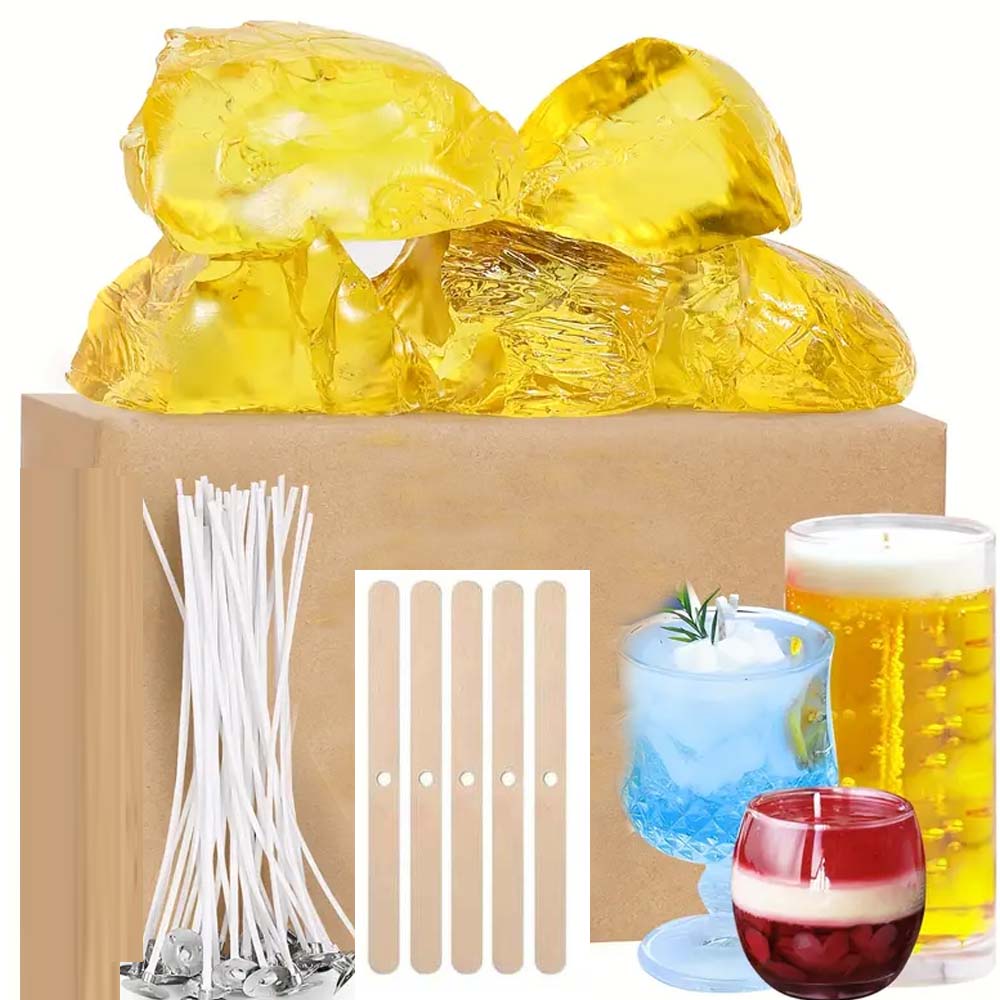 Candle Making At Home - Kit di cera gelatina gelatinosa gialla
