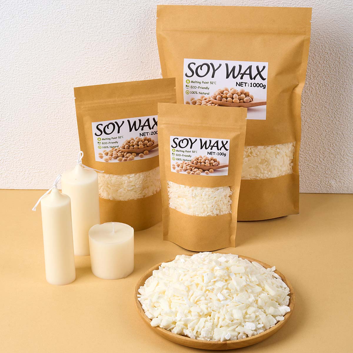 Candle Making Material - 1 libbra di cera di soia