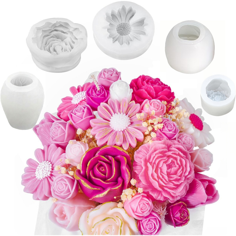 Candle Making Party - Set di 5 stampi per candele