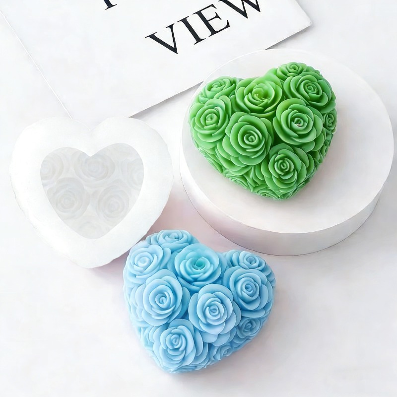 Candle Making At Home - Fai da te amore rosa fiori