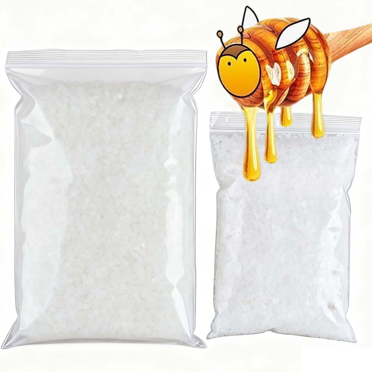 Candle Making Material - 200g-1000g Cera D'api Bianca Pura Naturale