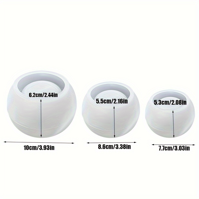 Candle Making Jug - Set di 3 Stampi in Silicone