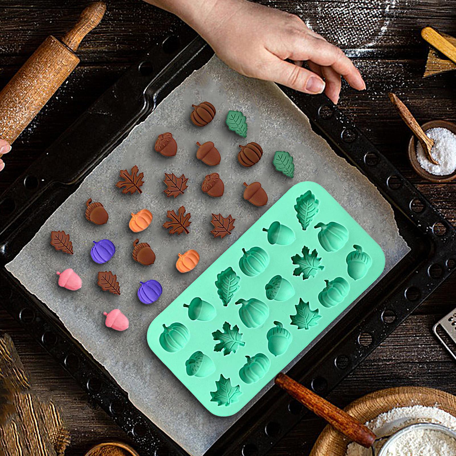 Candle Making Party - Stampi da forno in silicone autunnale