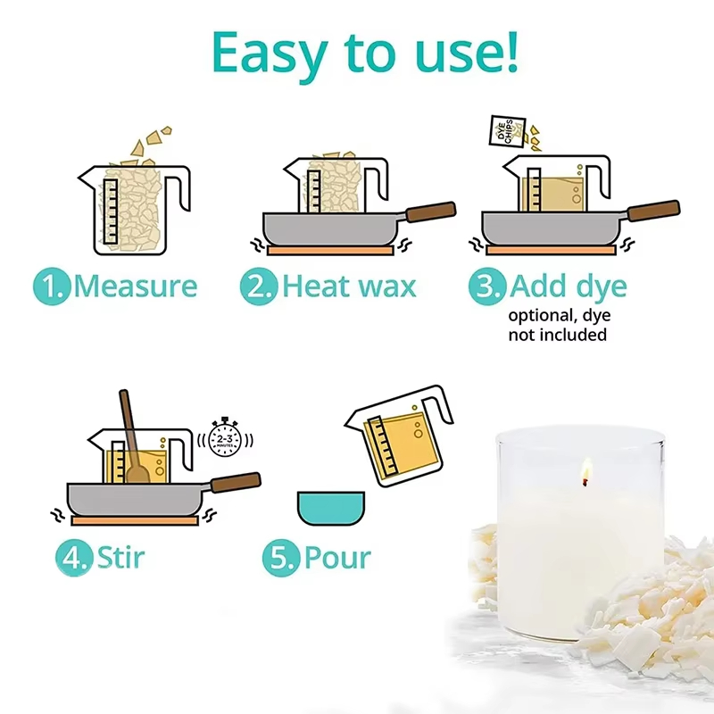 Cera di Soia Pura 1kg/500g/250 - Candle Making At Home recensione e prezzo