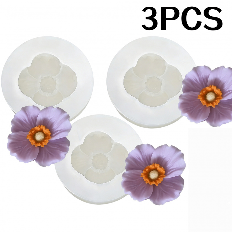 Stampo in silicone a 3 fiori,  - Candle Making Jug recensione e prezzo