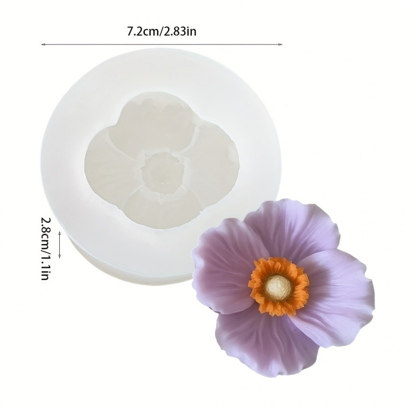 Stampo in silicone a 3 fiori,  - Candle Making Jug recensione e prezzo