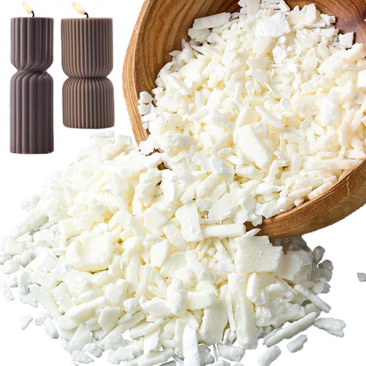 1 libbra di cera di soia bianc - Candle Making Material recensione e prezzo