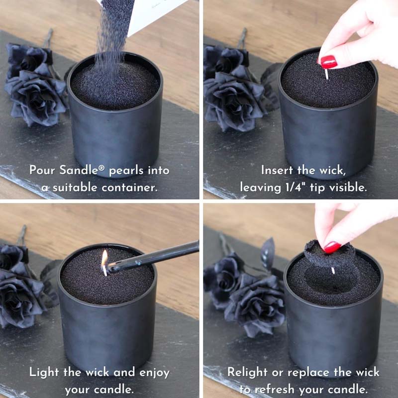 Sabbia Nera per Candele con St - Candle Making Material recensione e prezzo
