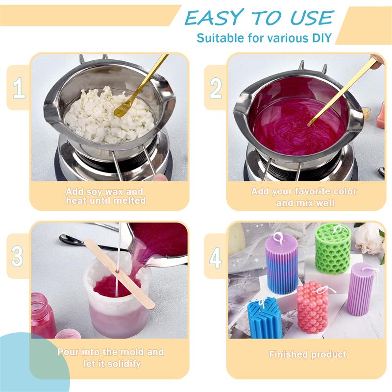 100/500g/1kg Pura Cera di Soia - Candle Making At Home recensione e prezzo